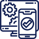 Application development and software configuration icon